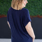 Sierra Pocket Top - Navy