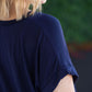 Sierra Pocket Top - Navy