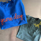PREORDER: Custom Retro Stich Embroidery Sweatshirt // 1-2 weeks to ship