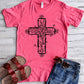 DEAL PRICING // PREORDER: Floral Cross Tee //ships free