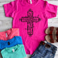 DEAL PRICING // PREORDER: Floral Cross Tee //ships free