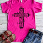 DEAL PRICING // PREORDER: Floral Cross Tee //ships free