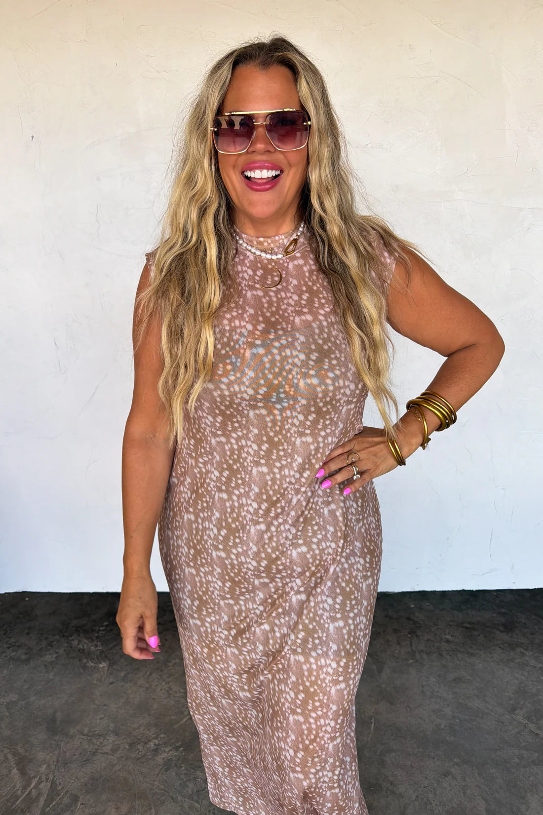 PREORDER: Everywhere Mesh Dress // eta Aug