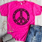 PREORDER:Floral Peace Sign Tee//ships in about 2 weeks