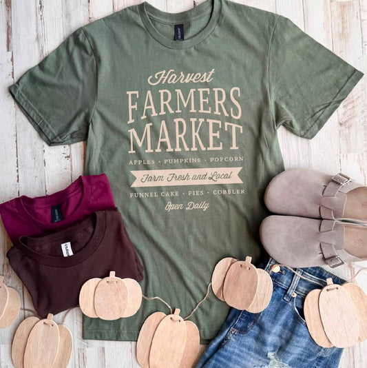PREORDER: Harvest Farmer's Market Tee //ships in about 2 weeks