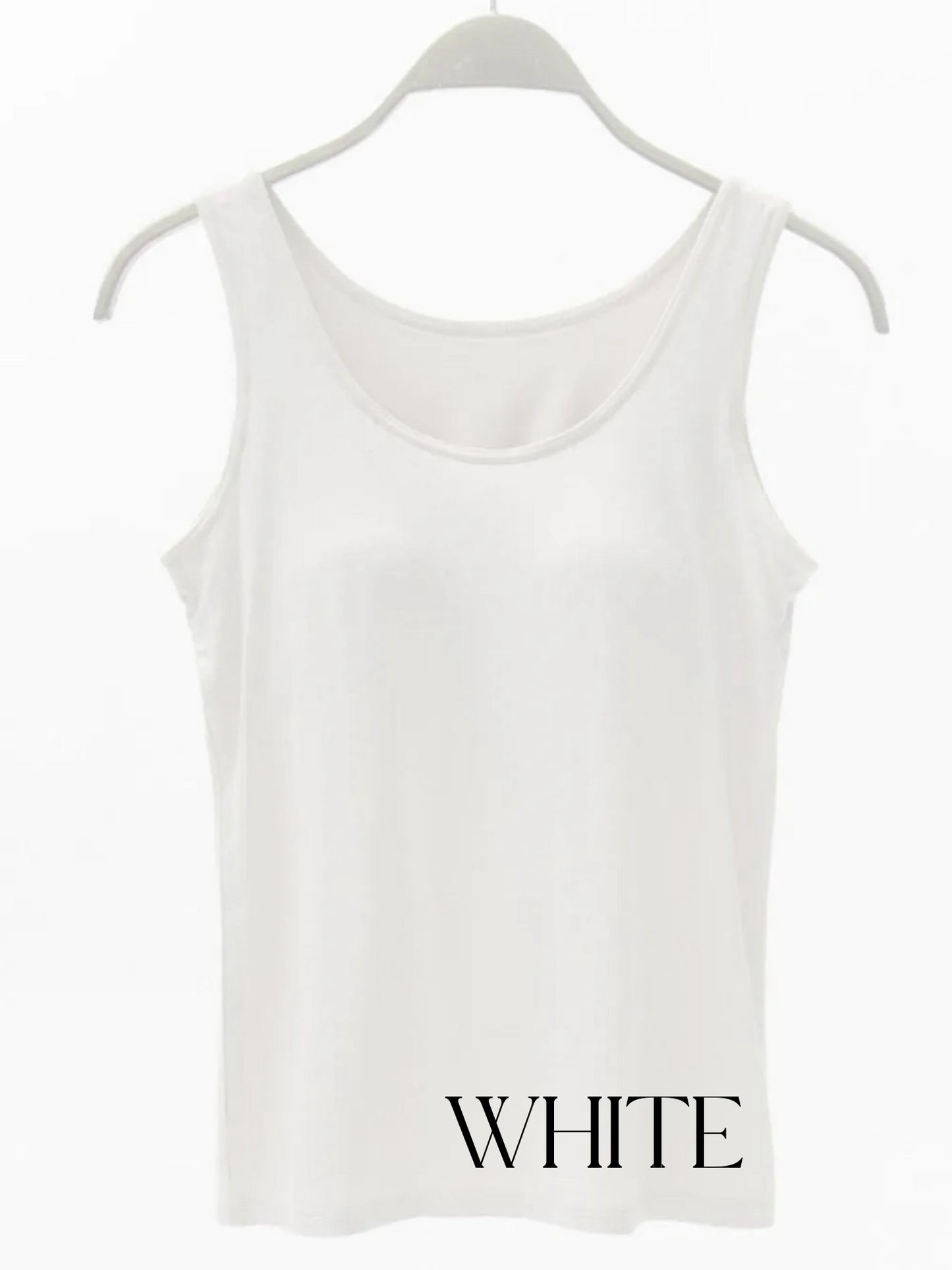 The Basics Modal Tank with Built in Bra