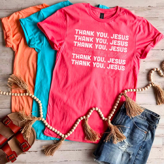 PREORDER: Thank you Jesus Tee // ships in about 2 weeks