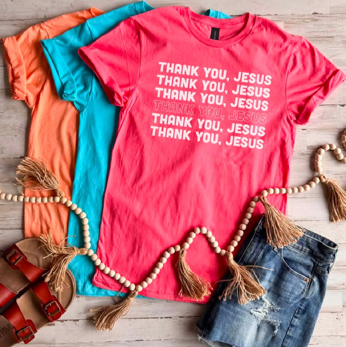FLASH DEAL // PREORDER: Thank you Jesus Tee // ships in about 2 weeks