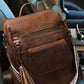 Dark Chocolate PU Leather Backpack
