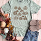 PREORDER: Hand Drawn BROWN Pumpkin Tee//ships in about 2 weeks