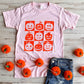 FLASH DEAL // PREORDER: Checkered Pumpkin Tee // ships in about 2 weeks