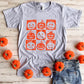 FLASH DEAL // PREORDER: Checkered Pumpkin Tee // ships in about 2 weeks