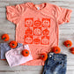 FLASH DEAL // PREORDER: Checkered Pumpkin Tee // ships in about 2 weeks