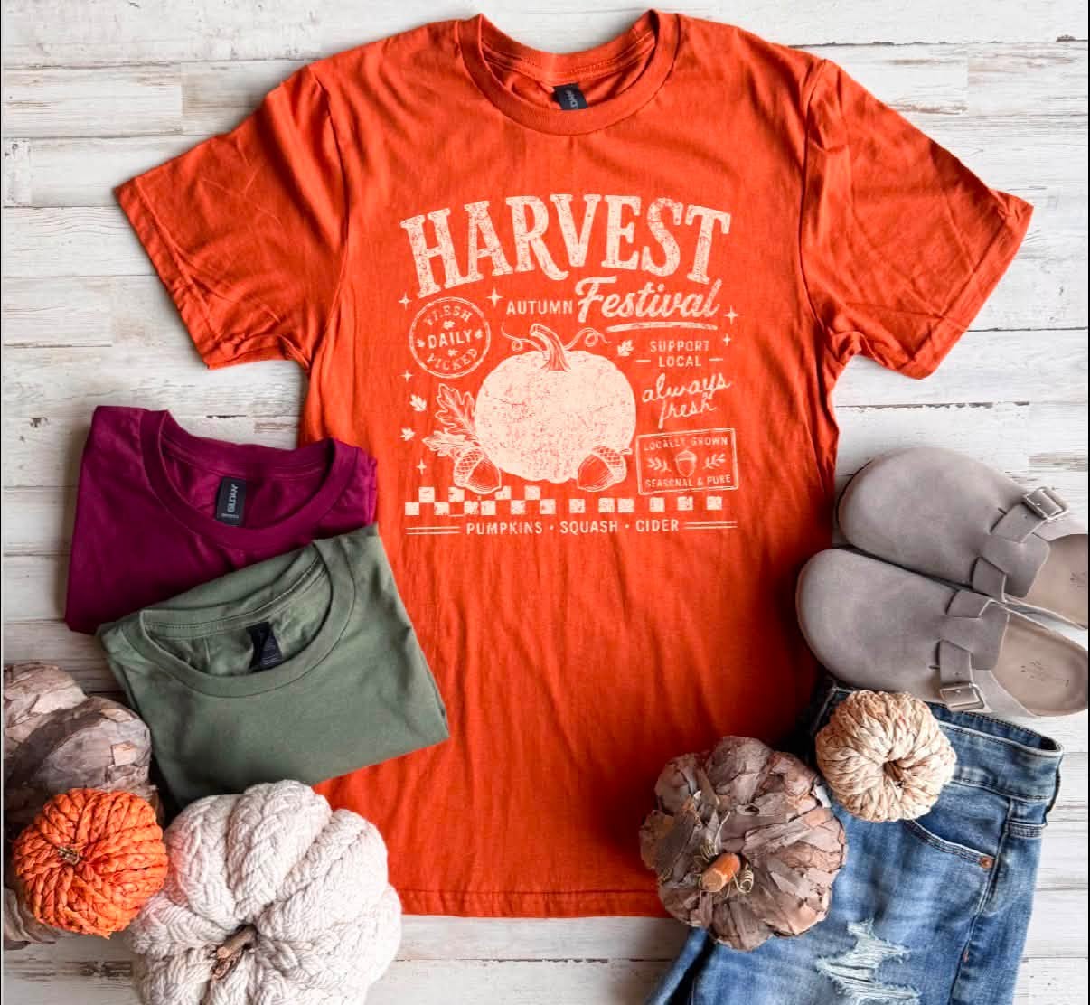 FLASH DEAL // PREORDER: Harvest Festival Tee // ships in about 2 weeks