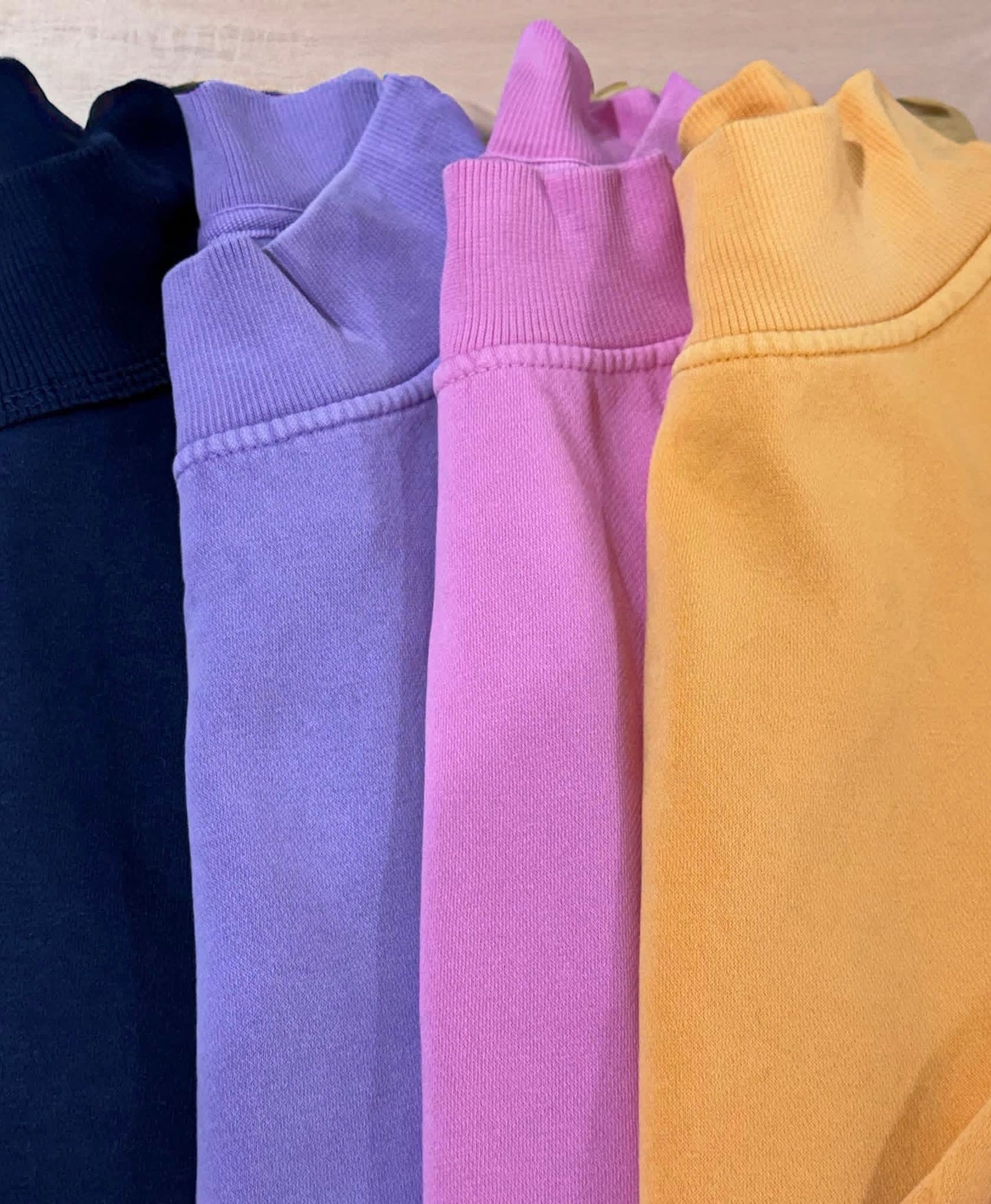 Comfort Washed Mock Neck Sweatshirt