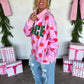 PREORDER: Peace & Polka Dot Mock Neck Pullover // ETA October - Early Nov