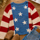Stars and Stripes Crochet Sweater