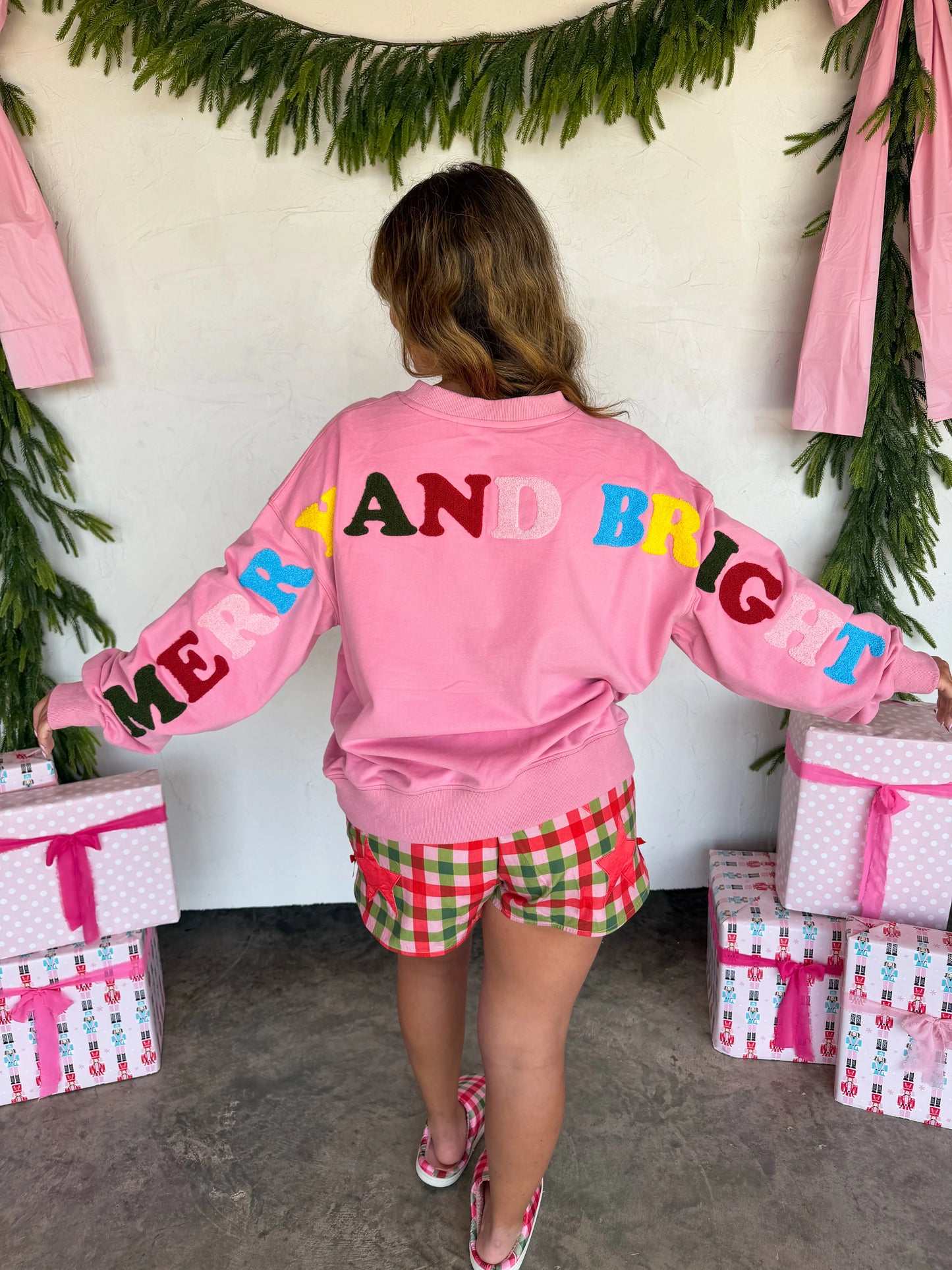 PREORDER: Merry Message Sweatshirt // ETA October - Early Nov