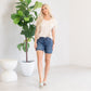 High Rise Bermuda Flap Pocket Shorts - Judy Blue