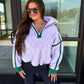 PREORDER: Bliss Cozy 1/2 Zip in Lilac & Green // eta June