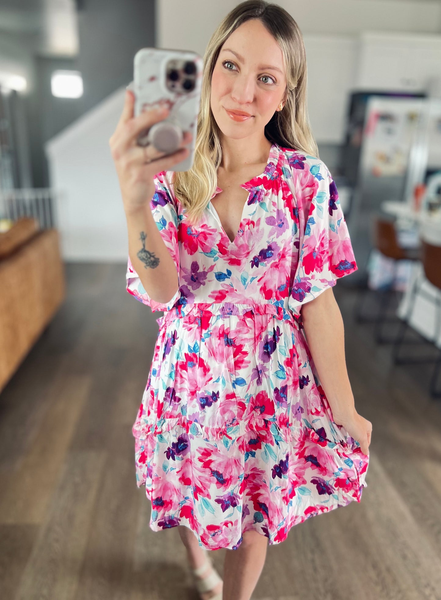 Petal Parade Tiered Dress