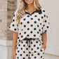 Spot On Darling Polka Dot Two Piece Set