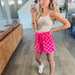 Pink Check Fave Shorts