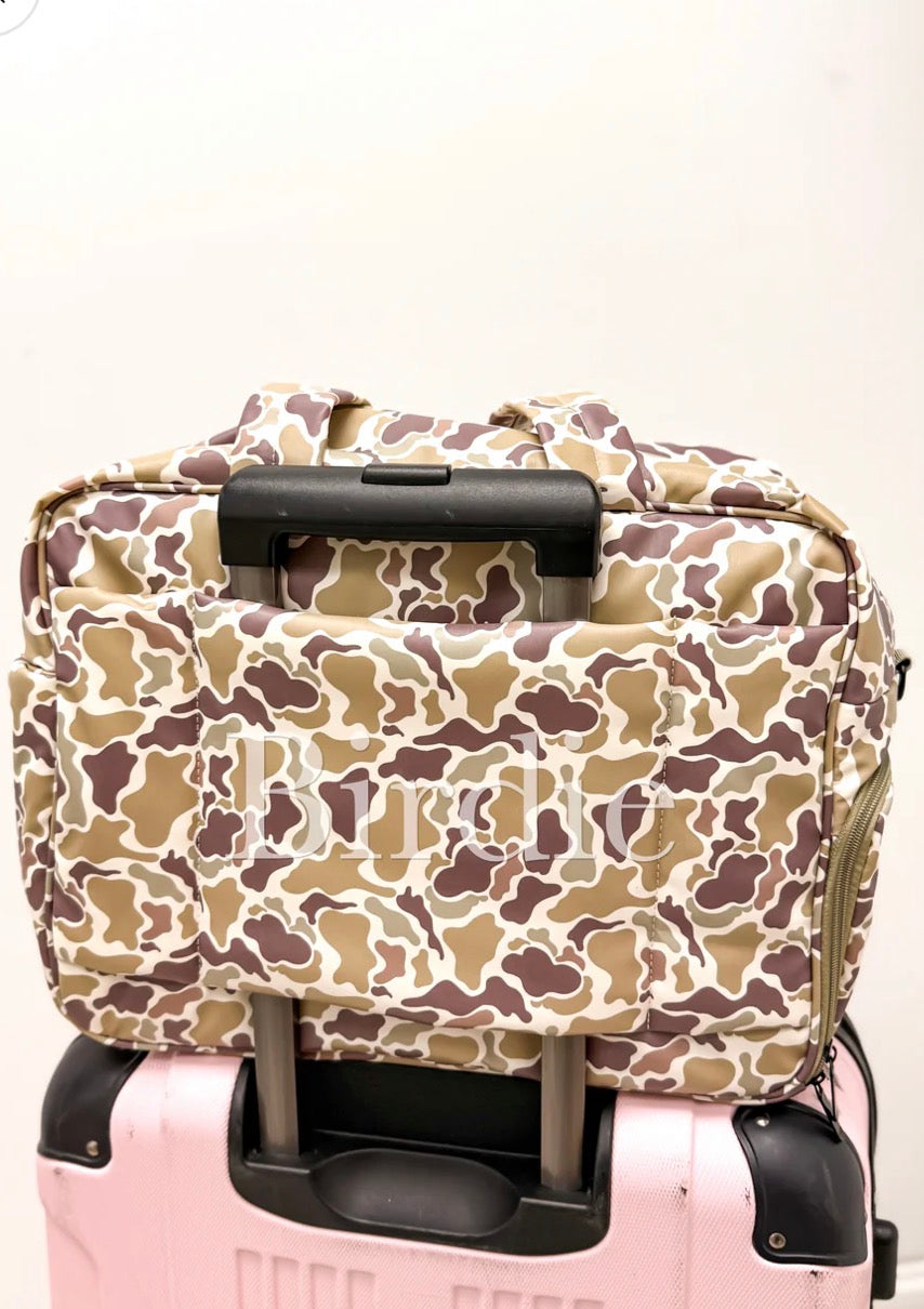 PREORDER: Duck Camo Duffle Bag // eta 3-4 weeks