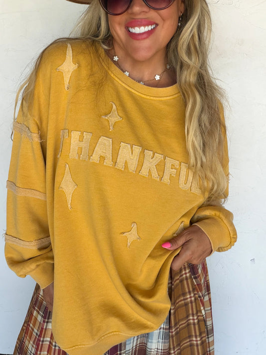 PREORDER:Thankful Classic Crew Pullover // eta October