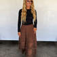 PREORDER: Autumn Blooming Maxi Skirt // eta Sept
