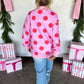 PREORDER: Peace & Polka Dot Mock Neck Pullover // ETA October - Early Nov