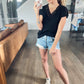 Everyday Elegance V-Neck Top