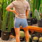 High Waist Slim Denim Shorts - Judy Blue