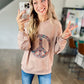 Floral & Peace Pullover
