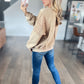 Larson Crochet Knit Pullover