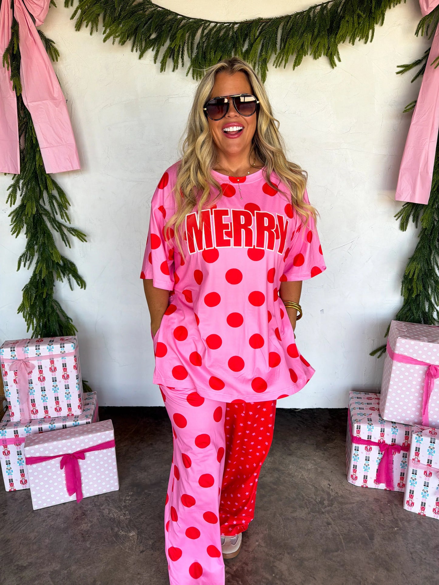 WKND DEAL//PREORDER: Merry Confetti Christmas Lounge Sets // ETA October - early November