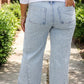 SHIPS FREE TODAY // Beau Blue Solid Paneling Loose Fit Plus Size Jeans