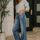 Molly Mid Rise Straight Denim - Judy Blue