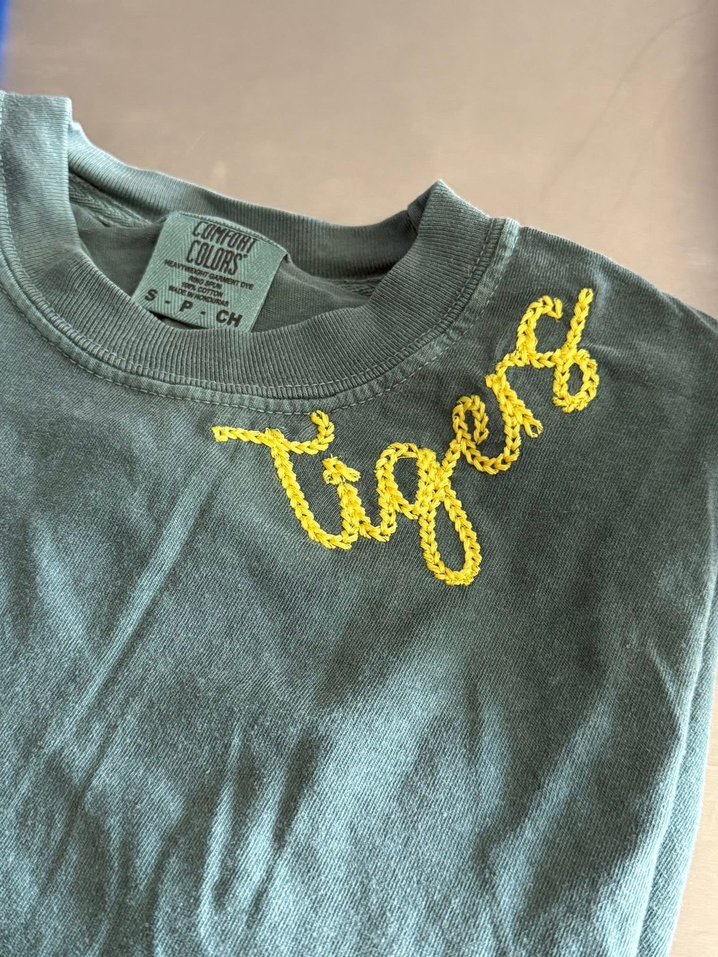 PREORDER: Custom Retro Stich Embroidery Sweatshirt // 1-2 weeks to ship
