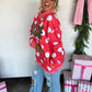 PREORDER: Peace & Polka Dot Mock Neck Pullover // ETA October - Early Nov