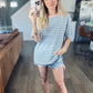 Easy Days Striped Relaxed Tee