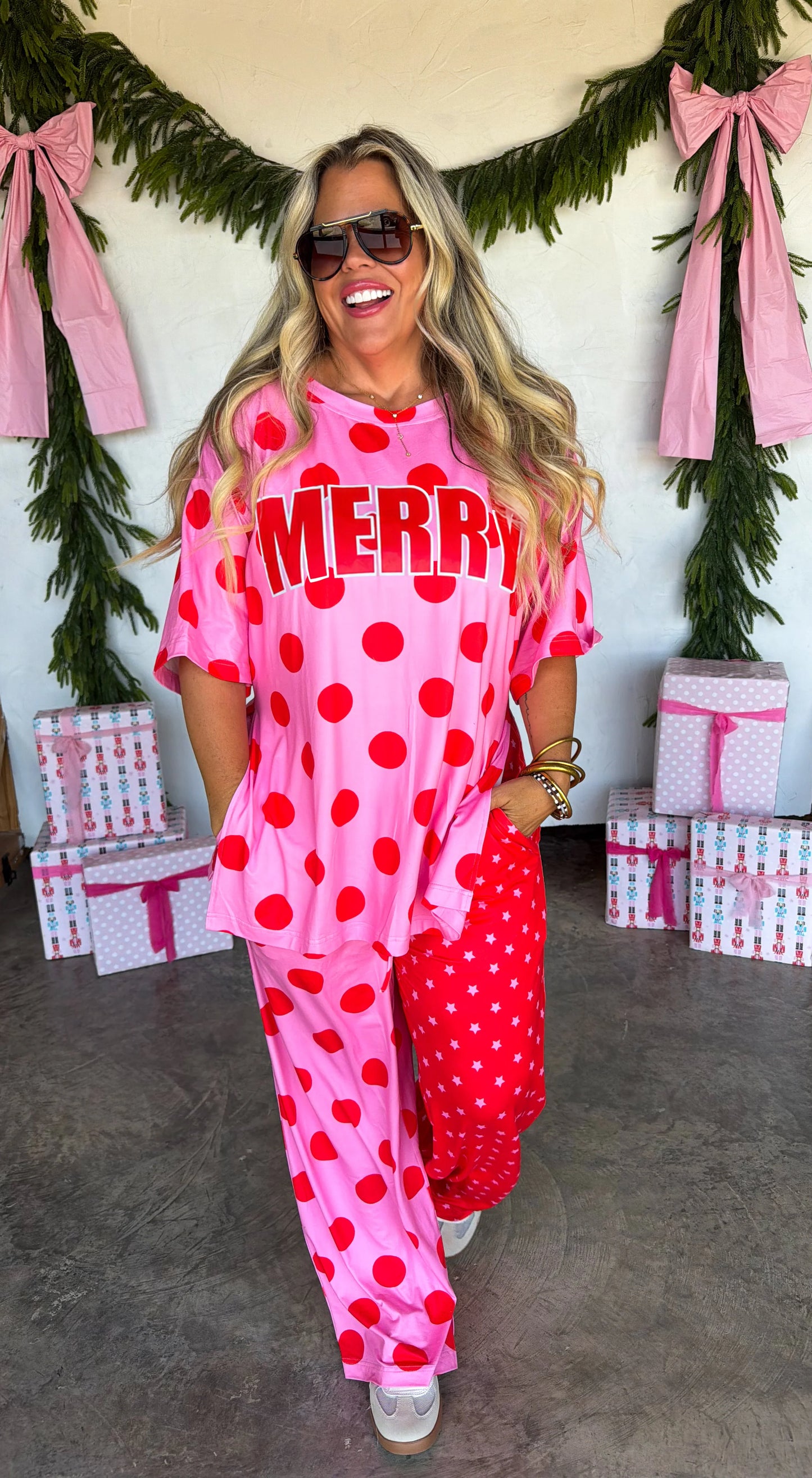 WKND DEAL//PREORDER: Merry Confetti Christmas Lounge Sets // ETA October - early November