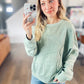 Sage Flower Pullover