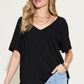 Basics Bamboo V-Neck Top
