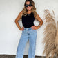 PREORDER: Floral Charm Wide Leg Jeans // eta early June