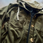 Cord Drawstring Button Up Hooded Shacket
