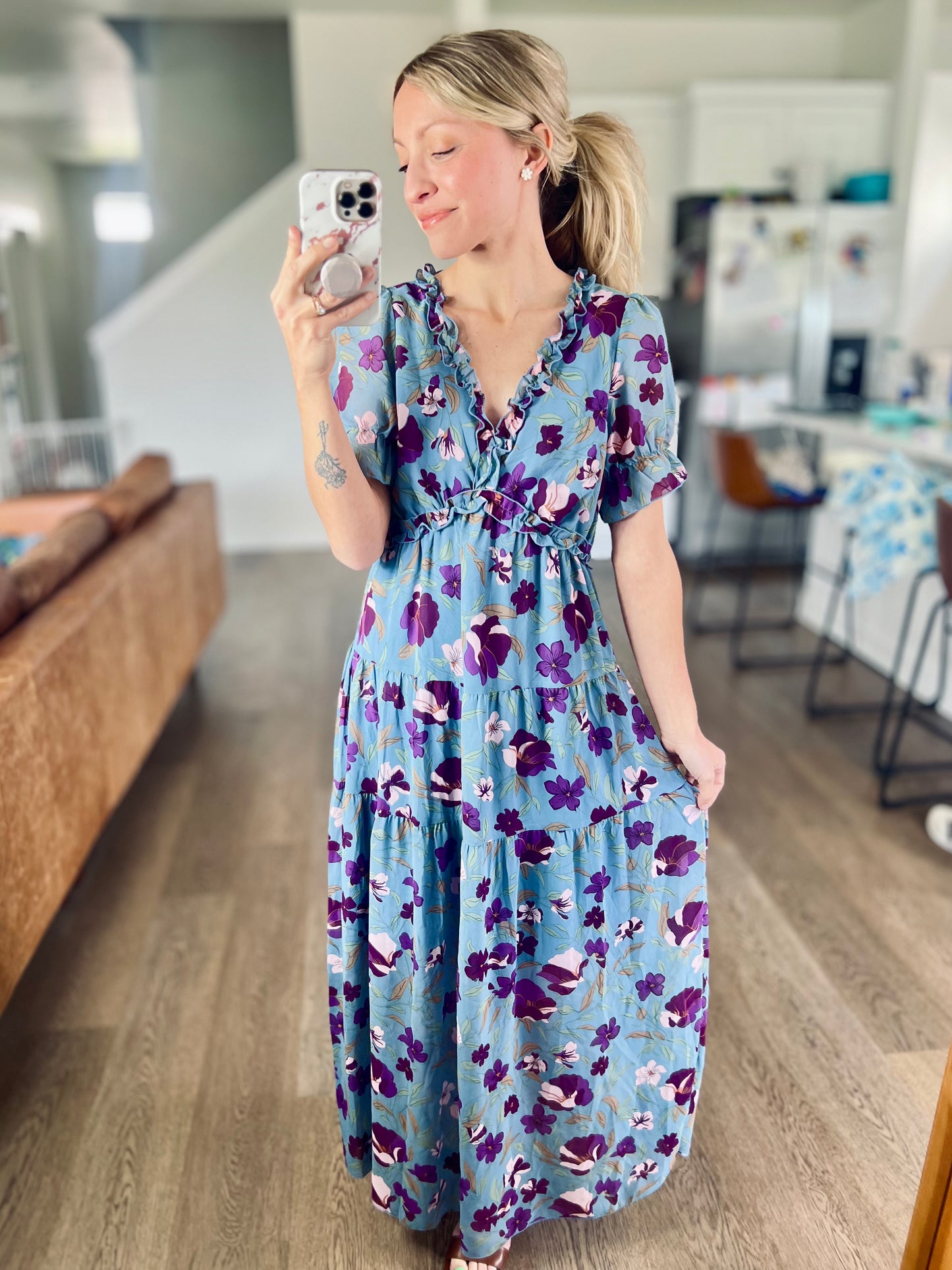 Hydrangea Dreams Maxi Dress