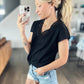 Everyday Elegance V-Neck Top