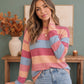 Sunny Stripes Long Sleeve Knit Top