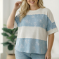 Violets are Blue Colorblock Top